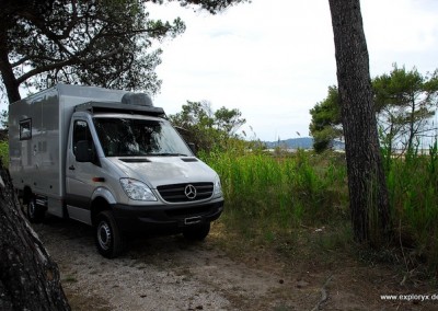 Südfrankreich mit Exploryx Fahrzeug
