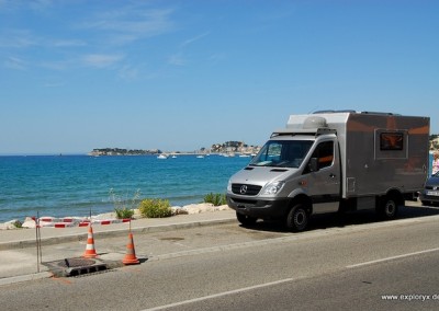 Südfrankreich mit Exploryx Fahrzeug
