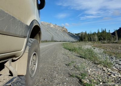 Expeditionsmobil in Alaska